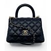 Chanel Flap Bag With Top Handle AS2215 Black