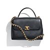 Chanel Large Flap Bag With Top Handle AS5467 Black