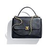 Chanel Maxi Flap Bag With Top Handle AS5543 Black