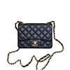 Chanel Mini Classic Boy Flap Bag A01115 Black