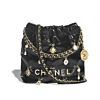 Chanel 22 Mini Handbag AS3980 Black