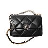 Chanel 19 Large Handbag AS1161 Black