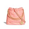 Chanel 22 Mini Handbag AS3980 Pink
