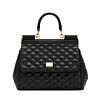 Dolce Gabbana Medium Sicily Handbag Black