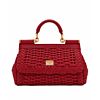 Dolce Gabbana Medium Sicily Handbag Red