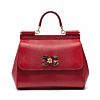 Dolce & Gabbana Sicily handbag With iguana-print and DG crystal logo patch 