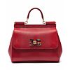 Dolce & Gabbana Sicily handbag With iguana-print and DG crystal logo patch 