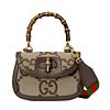 Gucci Small Jumbo GG Bag With Bamboo 675797 Dark Coffee