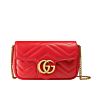 Gucci GG Marmont matelasse leather super mini bag 476433 