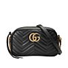 Gucci GG Marmont Matelasse Shoulder Bag 447632 Black