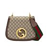 Gucci Medium Shoulder Bag With Round Interlocking G 699210 Dark Coffee