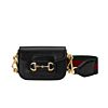 Gucci Horsebit 1955 Strap Wallet ?699760 Black