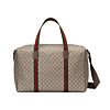 Gucci Maxi Duffle Bag With Web 760152 Dark Coffee