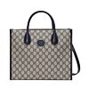 Gucci Small Tote Bag With Interlocking G 659983 Dark Blue