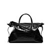 Givenchy Small Antigona Soft Bag In Crocodile Effect Leather Black