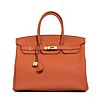 Hermes Birkin 35 Togo Leather Bag 