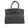 Hermes Birkin 35 Bag Togo Leather Gray