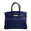 Hermes Birkin 35 Epsom Leather Paon Phw 