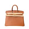 Hermes Birkin 25 Swift Leather Light Coffee