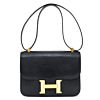 Hermes Constance Mini Lizard Skin Black