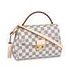 Louis Vuitton Croisette Damier Azur Canvas Bag White M41581