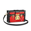 Louis Vuitton Monogram Petite Malle Tags M50013 Red