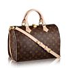 Louis Vuitton monogram speedy M40391 Brown