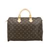 Louis Vuitton monogram speedy M40392 Brown