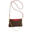 Louis Vuitton Pallas Clutch M41638 Red