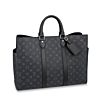 Louis Vuitton Sac Plat 24H M46451 Black