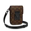 Louis Vuitton S-Lock Vertical Wearable Wallet M81522 Brown