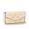 Louis Vuitton Felicie Pochette M80498 Cream