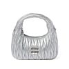 Miumiu Wander Matelasse Nappa Leather Hobo Bag 