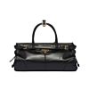 Prada Medium Leather Handbag 1BA426 Black