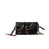Prada Soft Sound Large Leather Shoulder Bag With Charms 1BD378 Black