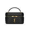 Saint Laurent Gaby Mini Vanity Bag In Lambskin Black