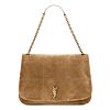 Saint Laurent Large Jamie 4.3 In Suede Fawn