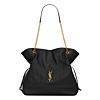 Saint Laurent Jamie Shopping Bag In Lambskin Black