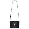 Saint Laurent June Box Bag In Quilted Lambskin Black