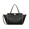 Valentino Large Rockstud Tote Black