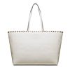 Valentino Large Calfskin Leather Rockstud Shopping Bag 