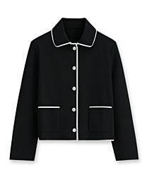Christian Dior Women's Jacket Technical Knit Black
