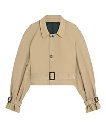 Celine Women's Cotton-Wool Gabardine Jacket Apricot