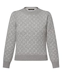 Louis Vuitton Women's Monogram Brushed Knit Sweater