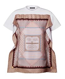 Louis Vuitton Women's Trunk Scarf Front T-Shirt White