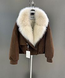 Max Mara Women's Faux Suede And Fur Jacket