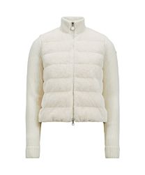 Moncler Women's Women's Padded Wool And Teddy Zip-Up Cardigan