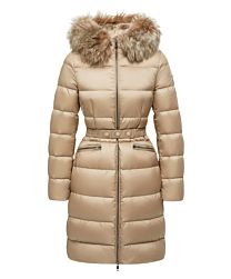 Moncler Women's Boedic Hooded Long Down Jacket