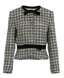 Valentino Women's Garavani Valentino Women's Garavani Tweed Multi Jacket Black