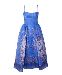 Zimmermann Women's Rebellion Mermaid Picnic Dress Blue